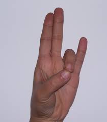 Ring finger mudra