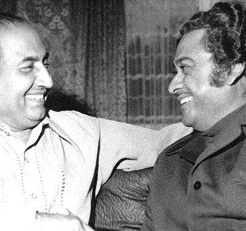 The camaraderie shared between Mohd Rafi and Kishore Kumar
